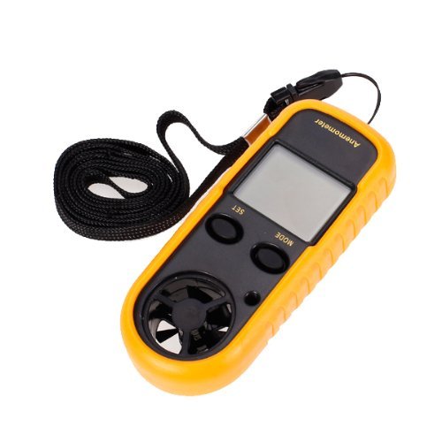 SHREYAGN Digital Anemometer Wind Speed Air Velocity Temperature Measuring with Backlight