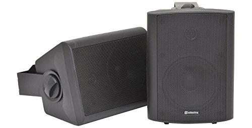 QTX Paire d’enceintes murales Noires bc5a 30W rms - Les Beatles, Paul McCartney, John Lennon, RIngo Starr, George Harrison QTX Paire d'enceintes murales Noires bc5a 30W rms – Image 3