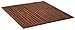 Bare Decor Fuji String Spa Shower Mat in Solid Teak Wood Oiled Finish, 30