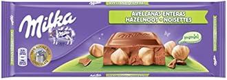 Milka Milk Chocolate Bar with Whole Hazelnuts 300g