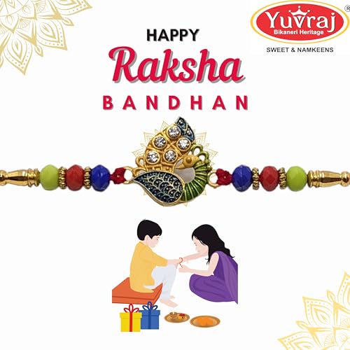 Image of Couple New Bracelet Rakhi For Bhabhi Handmade Rakhi dsn 7
