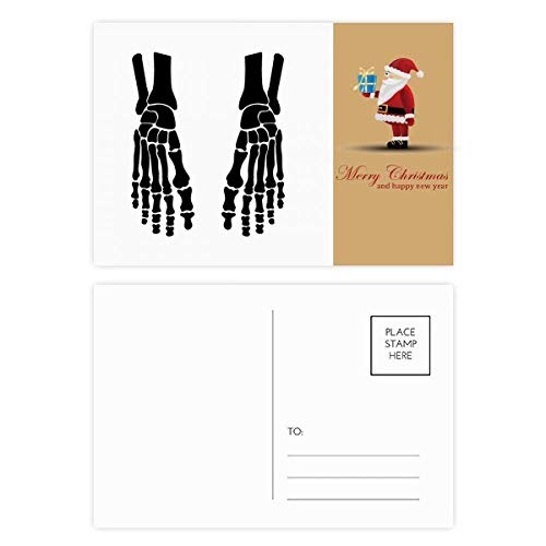 Père Noël Noir cartes postales en os pour partager vos émotions