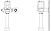 Delta Commercial 81T2O1BTA-DF Battery Dual Flush Valve For 1-1/2" Top Spud