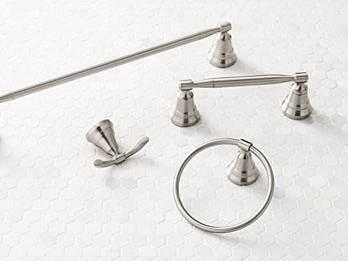 Moen My0308Bn Halle Double Post Pivoting Toilet Paper, Tp Holder, Brushed Nickel #TOP7