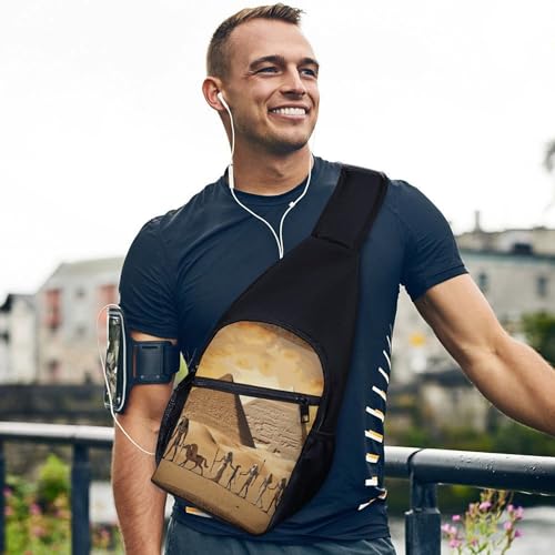 Ancient Egypt Sling Bag mochila cruzada ligera para senderismo miniatura 3