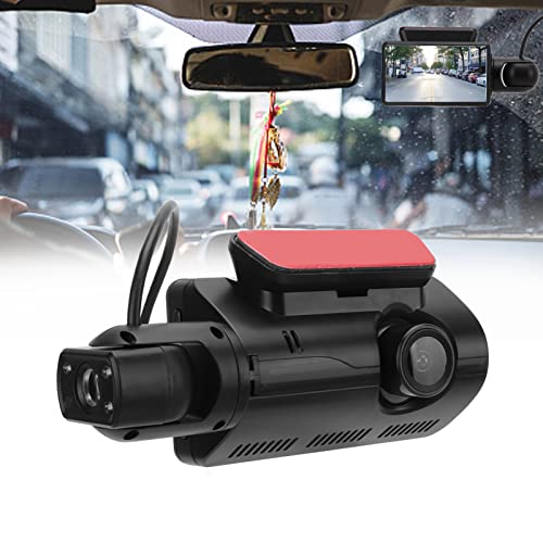 Câmera de painel de carro, câmera de painel duplo 170 ° grande angular gravador de condução de carro