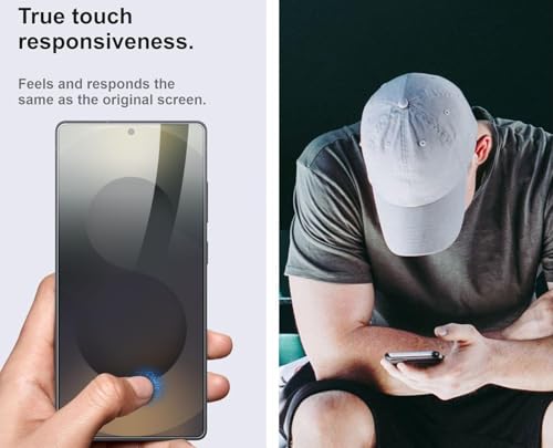 Image of HD Tempered Glass Screen Protector Compatible for Samsung Galaxy S25 Ultra 5G with Edge to Edge coverage and Easy Installation kit