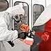 Paint Sprayer 830ml/min, Yome Electric Spray Paint Gun with Three Spray Patterns, Three Copper Nozzle Sizes, Adjustable Valve Knob, Two 900ml Detachable Containers for Painting Projects, Orange