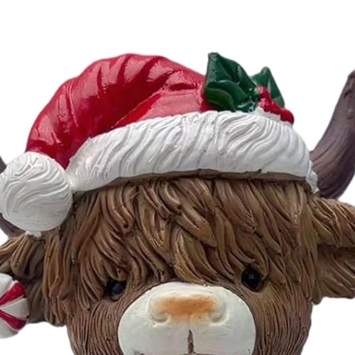 Figurine animale pour décoration rustique de salon de Noël - 3
