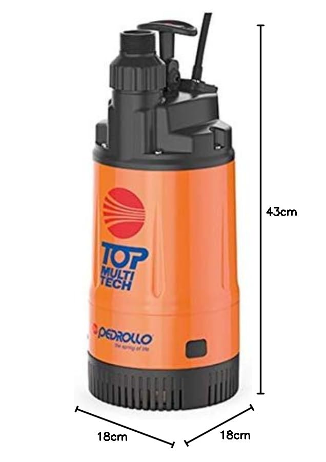 Pompa dmuchana z wbudowaną kontrolą TOP MULTI TECH 2 HP 0,75 PEDROLLO