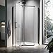 ELEGANT Neo-Angle Frameless Shower Door 36.5 in. W x 72 in. H, Corner Shower Enclosure with 1/4