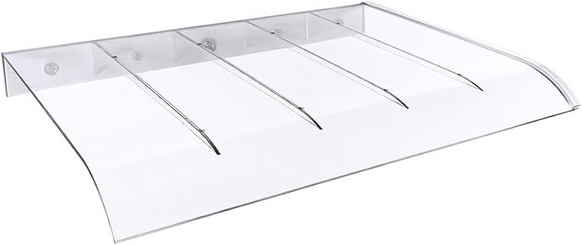 Transparent Roof Eaves, Residential Eaves, Window Roof, Rain Shelter, Transparent Polycarbonate Sunshade, Eaves, Roof Retrofit, Canopy, Skylight, Snow and Rain Protection, Shutter, Depth 15.7