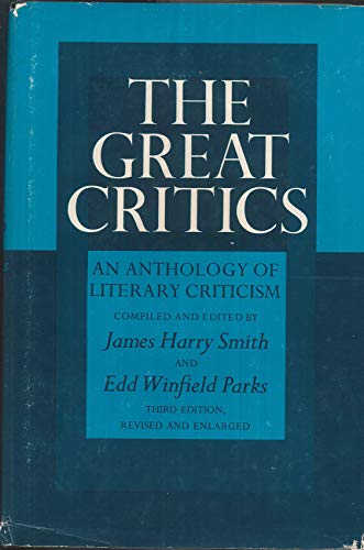 Great Critics 0393094693 Book Cover
