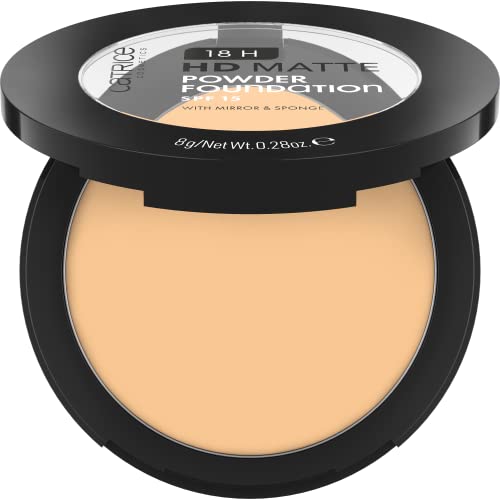 Catrice Cosmetics Base en polvo mate 18H HD, de larga duración, matificante, cubriente, mate, 8g