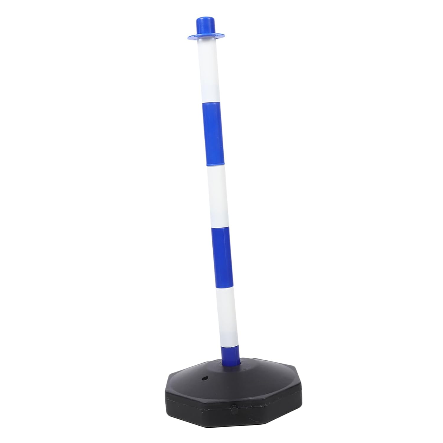 Delineator Post Cone with Water Refillable Base for Enhanced Stability Portable Traffic Safety Cone with Reflective Collar for Road Construction and Parking Management
