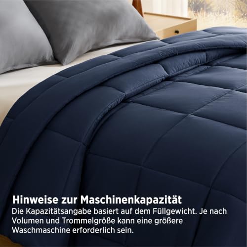 BEDSURE Bettdecke Ohne Bezug 155x220 - Bettdecke mit Integriertem Bezug – Ansicht 6