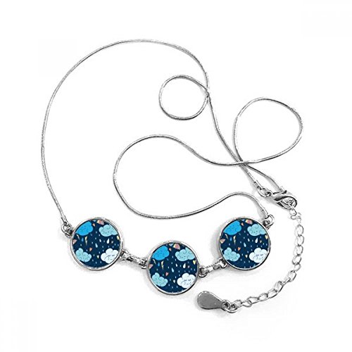 Collier pendentif cœur parapluie nuage un cadeau inoubliable