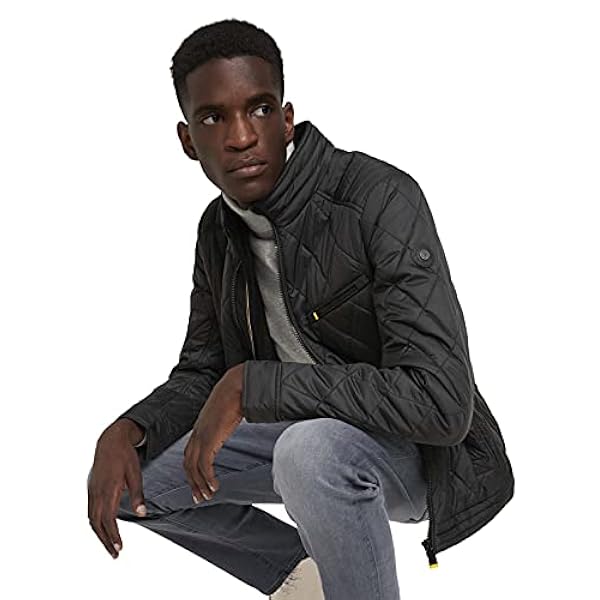 TOM TAILOR Uomini Jas met doorgestikt patroon