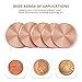 Lot of 10 Copper Round Disc Blanks, 1-1/4