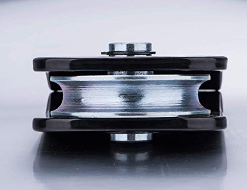 Sinoking Winch Snatch Block 8000Lbs/4T Max Load, Heavy Duty Rope Pulley&Recovery Vehicle Easily,Atv Winch Accessories,Universal Snatch Block For Winches.black Textured Coating. #TOP2