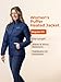ORORO Women's Heated Puffer Jacket with 4 Heat Zones, Lightweight Heated Coat (Charger Not Included) (Navy Blue,XL)