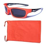 VertX Polarized Neon Sunglasses Sport Wrap Cycling Running Outdoor & Microfiber Pouch