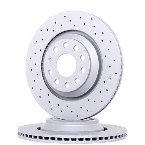 Disque de frein arrière ZIMMERMANN Ø310mm perforé ventilé compatible châssis VW AUDI