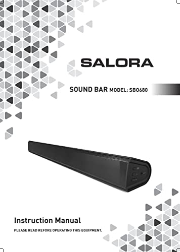 SALORA SBO680 Barre de Son TV Bluetooth 5.0 sans Fil 2.1 canaux 60W avec Caisson de Basses intégré – HDMI Arc, entrée Optique Toslink, AUX 3,5 mm – Enceinte pour téléviseur et Musique Home Cinema – Image 3