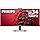 Philips 34E1C5600HE 34" UltraWide QHD 21:9 Monitor with Built-in Windows Hello Webcam & Noise Canceling Mic, USB-C Docking, S