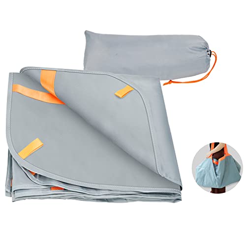 Manta de Picnic impermeable a prueba de arena de utilizada como bolso esterilla playa para cualquier actividad al aire libre, Portátil Compacto Alfombra para Outdoor Camping Familia al Aire Libre Cover