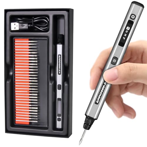 Arrowmax Mini Engraving Pen – Cordless, 50+ Surfaces