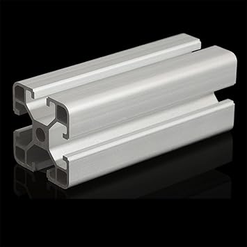 TEN-HIGH 4040 Aluminum Extrusion Profile 59.06inch / 1500mm European Standard for 3D Printer and CNC DIY (Quantity: 2pcs, Thickness: 1.8mm)