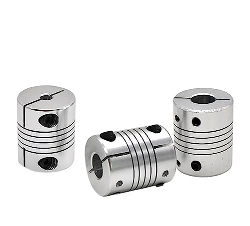 Rigid Coupling,Stainless Steel Rigid Coupling 1pcs D32L40 Aluminum Shaft Coupling Flexible Coupler Motor Connector(6mm-14mm)