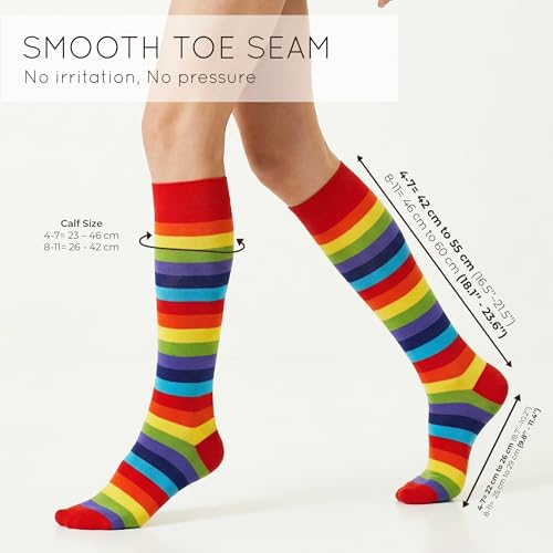 Image of Mysocks Unisex Knee High Stripe Socks