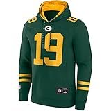 fanatics foundation felpa con cappuccio in pile – green bay packers – l
