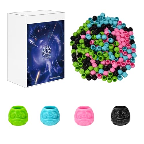 ATOMUS 4 Colors Mixed Disposable Tattoo ink cups 200pcs Pigment Caps Permanent Makeup Container Cap for Holding Tattoo Ink Accessories
