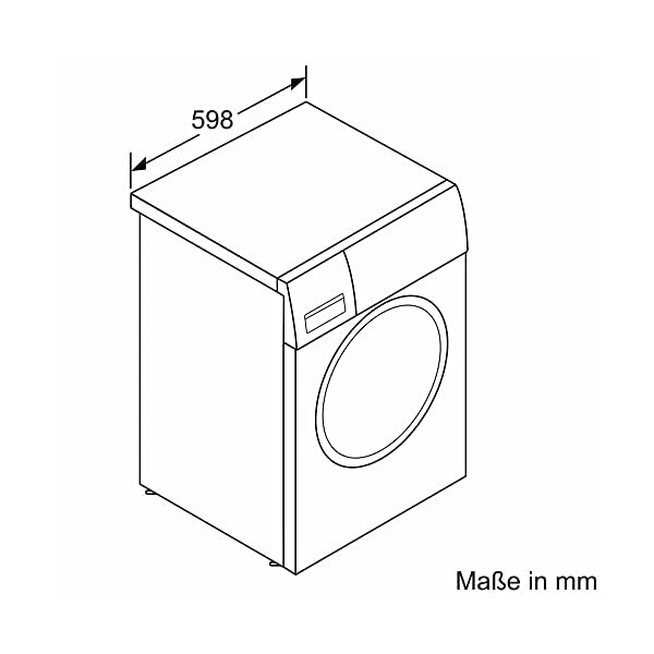 Siemens WG44B2040 Waschmaschine iQ700, Frontlader mit 9kg Fassungsvermögen, 1400 UpM, speedPack XL, Antiflecken-System, Home Connect, Weiß, 60cm – Bild 7