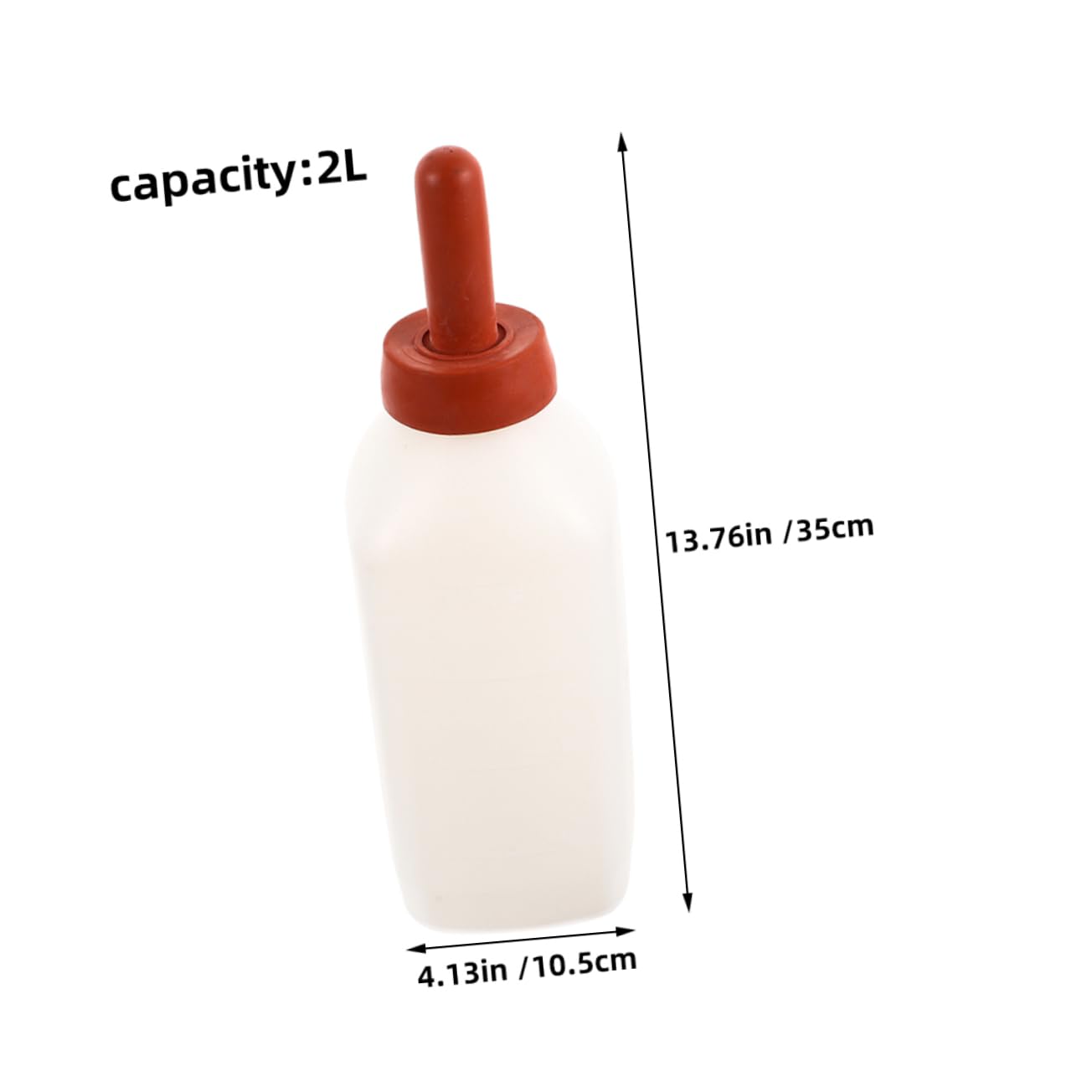 Toyvian 2piezas Biberón Veterinario Vertical Para Terneros y Corderos Comedero Para Leche y Dispositivo De Alimentación Para Animales