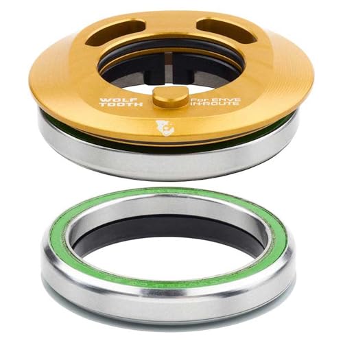 �E���t�g�D�[�X(Wolf Tooth) IS52 Premium Upper & Lower Headset for ENVE IN-Route System Gold
