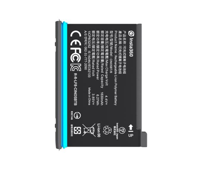 insta360 ONE X2 Battery, Black