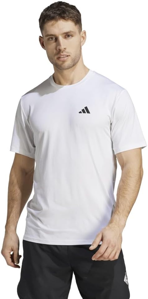 تي شيرت تدريب اسنشيالز قابل للتمدد بأكمام قصيرة للرجال من اديد... - view 3