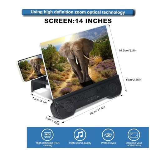 Amplificador de pantalla para teléfono celular contra la fatiga visual 7