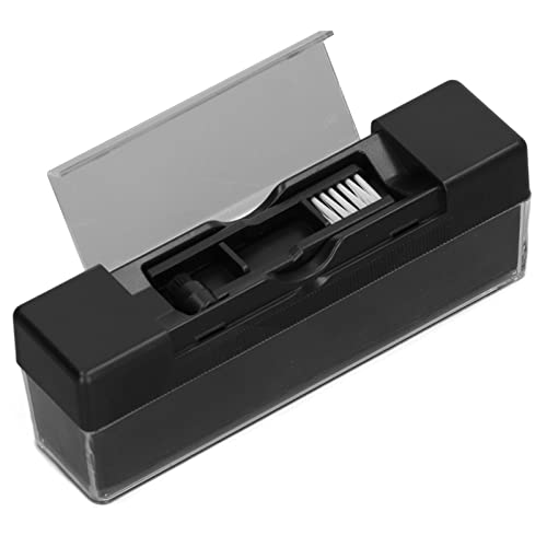 レコードクリーナーブラシ 音楽愛好家向けの2本の異なるブラシ付き帯電防止ダストクリーニングツール