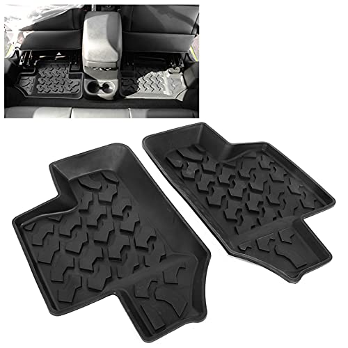 Tapis de sol arrière JK en caoutchouc durable pour voiture 2 portes 2007-2017