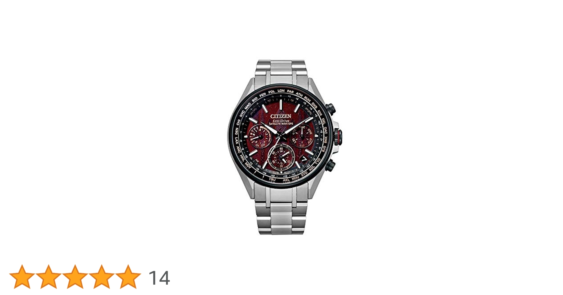 CITIZEN　アテッサ　エコドライブ電波時計　ジャンク ジャンク品】citizen 初代エコドライブ 電波時計 クロノグラフ