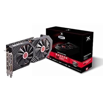 Placa de Vídeo Gpu Rx 580 8Gb Oc+ Gts Ddr5 1386Mhz, Xfx, Gpu Rx580 Rx-580P8Dfd6, 8