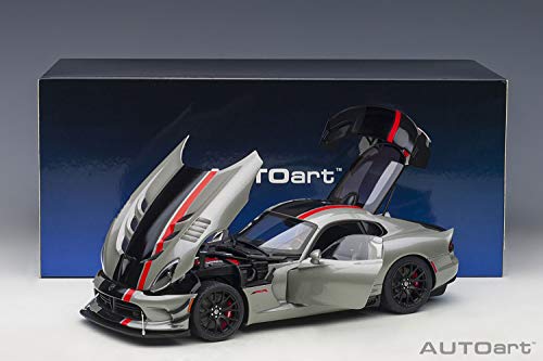 Modelo Autoart 2017 Viper ACR 1:18 Plata miniatura 6