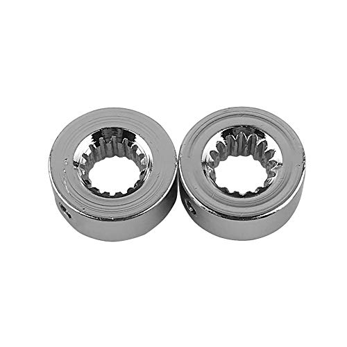 Auto Fenstergriff, 2PCS Auto Auto Fenster Kurbelgriff Set Auto Zubehör Fit für ältere Modelle Silber