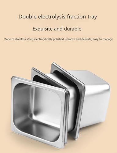 Estación de cocina de acero inoxidable para pizza y dispensador de condimentos con tapa, bandeja de un solo compartimento para uso en interiores y exteriores, dispensador de especias de