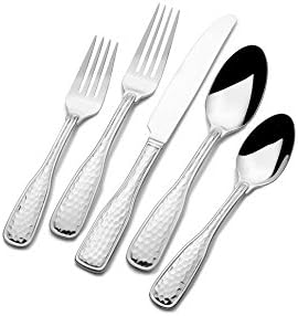 St. James 18/10 'Country Hammer' 45-piece Flatware Set